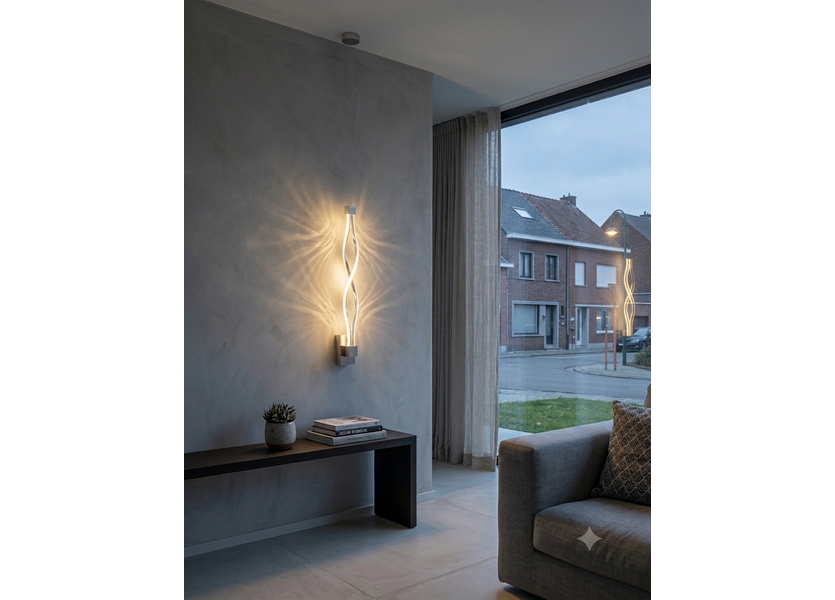 Wandlamp LED Design Wit Rond - Scaldare Este