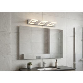 Saniled Spiegellamp Vierkant LED Wit 48 cm - Saniled Cermin