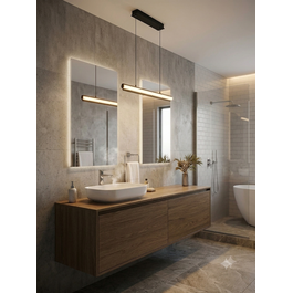 Saniled Dimbare LED Hanglamp Zwart 70 cm incl. afstandsbediening - Saniled Tukor