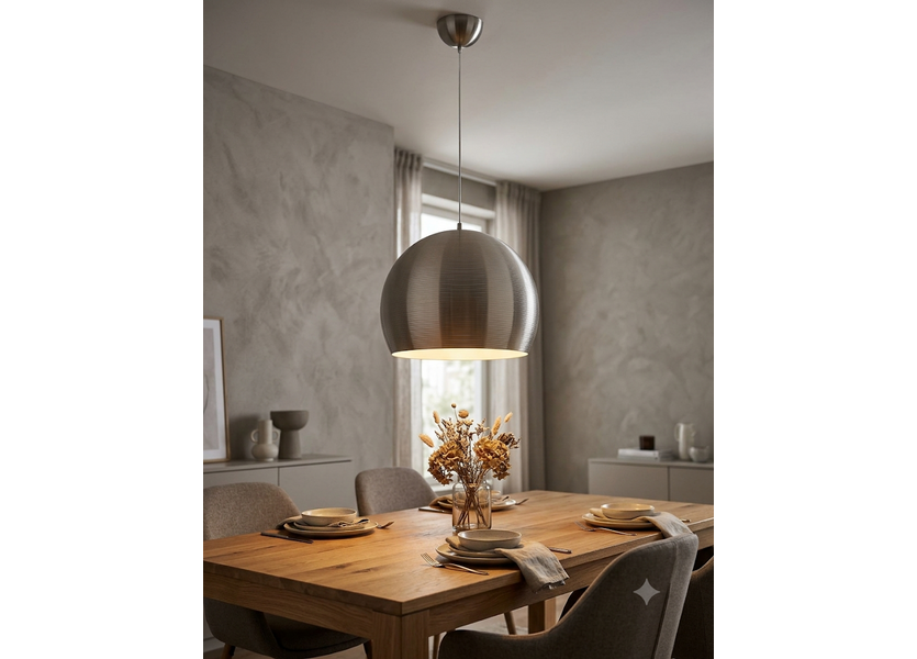 Hanglamp Rond Chrome Modern - Scaldare Elba