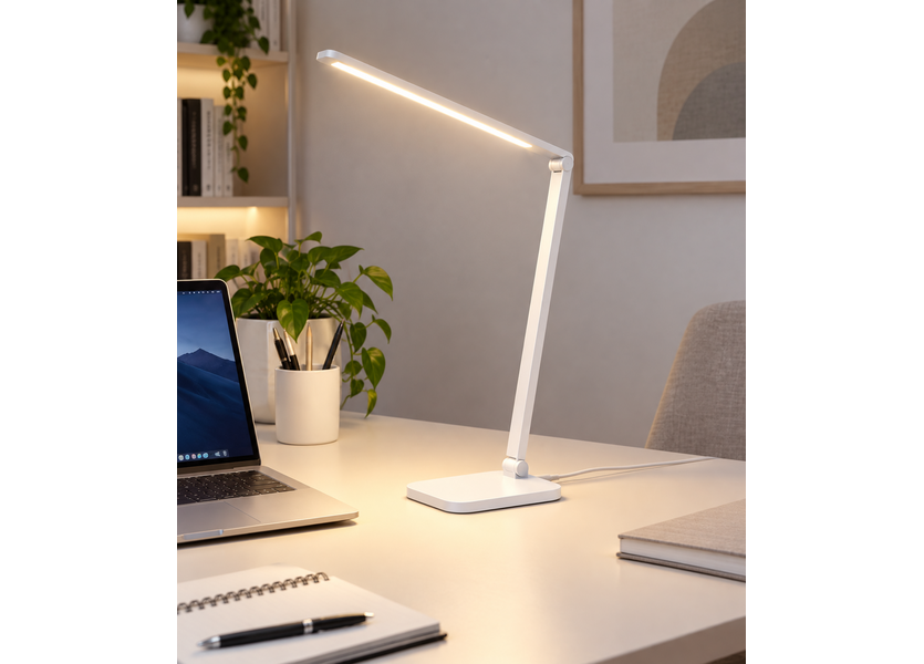 Tafellamp LED Design Wit - Scaldare Cabras