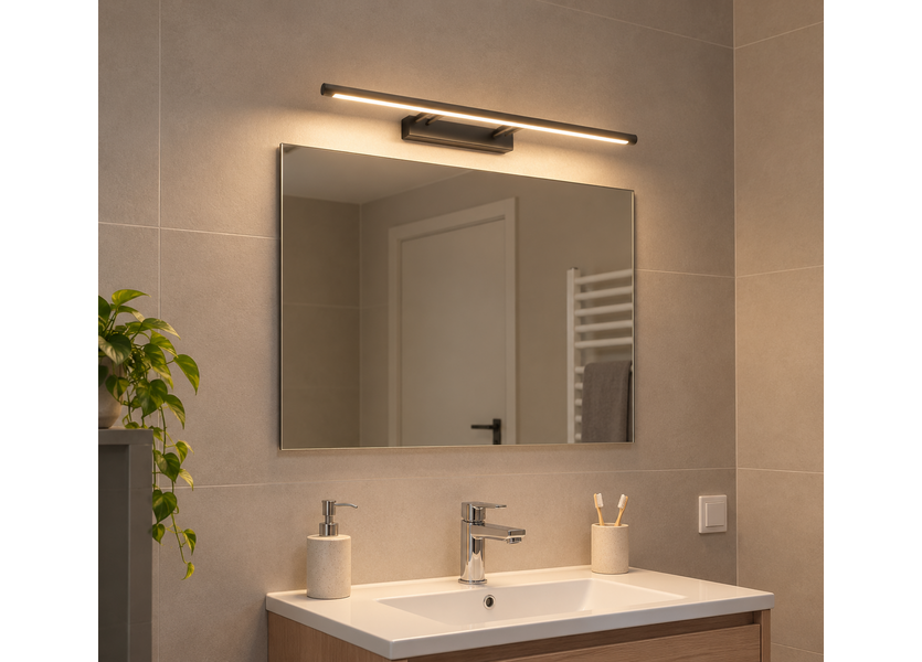 Spiegellamp LED zwart 52 cm Saniled Pali