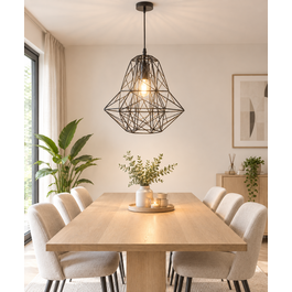 Scaldare Scandinavische Hanglamp Diamant Zwart – Scaldare Nesso