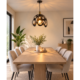 Scaldare Moderne Koepelvormige Hanglamp Zwart – Scaldare Torano