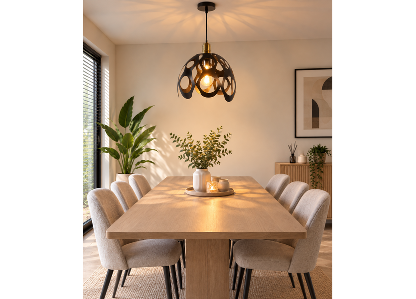 Moderne Koepelvormige Hanglamp Zwart – Scaldare Torano