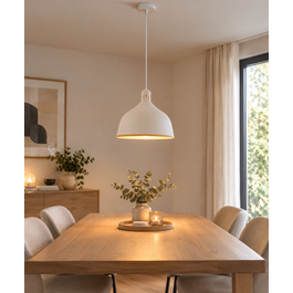 Scaldare Hanglamp Modern Wit Rond Aluminium - Scaldare Lanzada
