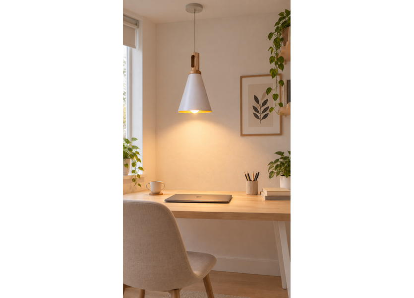 Hanglamp Witt Alu met Gouden Binnenkant - Valott Timo