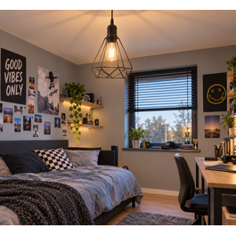 Scaldare Scandinavische Hanglamp Diamant Zwart – Scaldare Noale