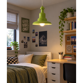 Valott Industriële Groene Hanglamp – Valott Carbon