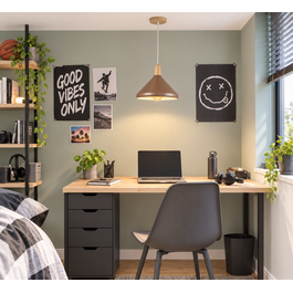 Scaldare Hanglamp Goud Metaal met hout - Scaldare Udine