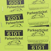 Standaard Parkeertickets
