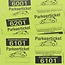 Standaard groene parkeertickets per 100 bonnen