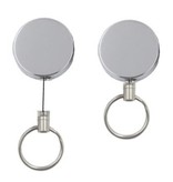Rollmatic Sleutelhanger Ø40mm met 90cm uittrekbaar Nylon koord