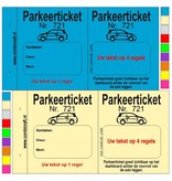 CombiCraft Parkeertickets in boekjes met uw tekst per 500 bonnen