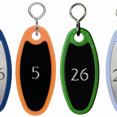 Paddington Sleutelhanger Nylon Ovaal 80mm met gedraaide S-haak