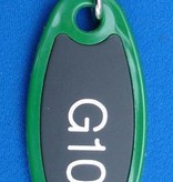 Paddington Sleutelhanger Nylon Ovaal 80mm met gedraaide S-haak