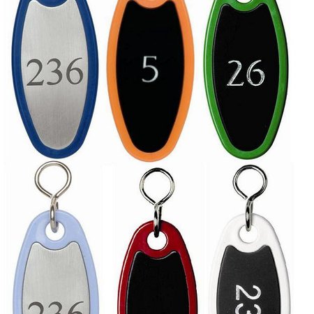 Paddington Sleutelhanger Nylon Ovaal 80mm met gedraaide S-haak