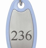 Paddington Sleutelhanger Nylon Ovaal 80mm met gedraaide S-haak