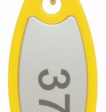 Paddington Sleutelhanger Nylon Ovaal 80mm met gedraaide S-haak