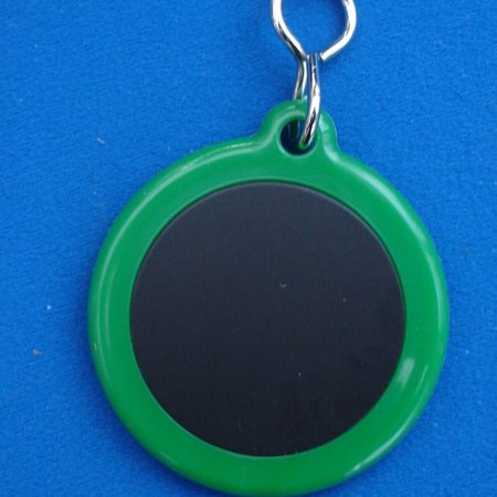 Carnaby Hotelsleutelhanger Nylon Ø60mm Rond met gedraaide S-haak