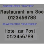 GRAVEREN KAMERNUMMER op metalen hotelsleutelhangers