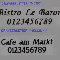 Graveren naam of tekst