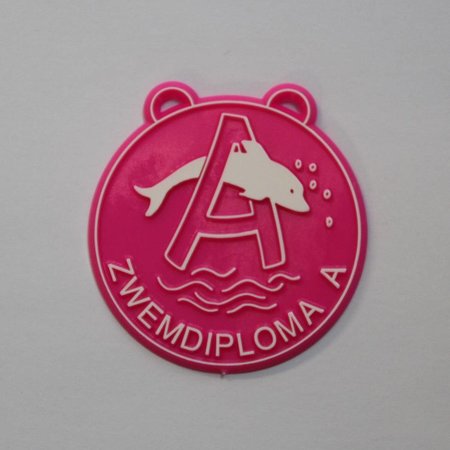 Zwemdiploma A medaille in verschillende kleuren