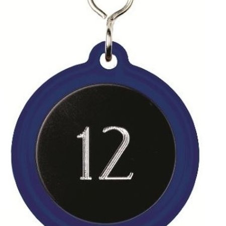 Carnaby Hotelsleutelhanger Nylon Ø60mm Rond met gedraaide S-haak