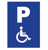 Bordje - Parkeerplaats Invalide 21x30cm