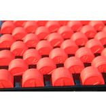 Zwarte kunststof telbak voor 1000 munten tot 29 mm groot - per 1 stuk