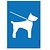 Honden aan de lijn (pictogram) bord