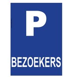 Bordje - Parkeerplaats bezoekers 21x30cm
