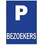 Bordje - Parkeerplaats bezoekers 21x30cm