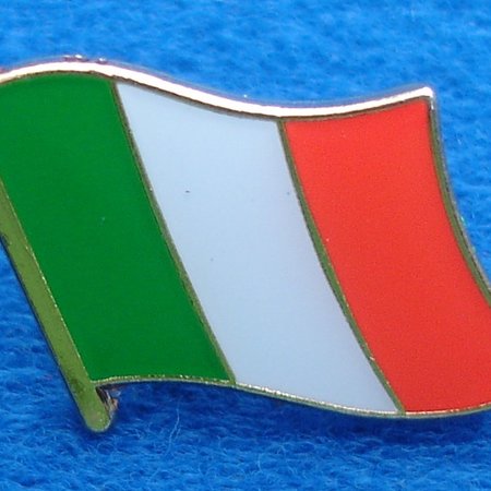 CombiCraft Italiaanse Vlag Pin - Pin van de Italiaanse vlag met vlindersluiting