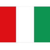 Italiaanse vlag in buitenkwaliteit