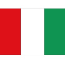 Italiaanse vlag in buitenkwaliteit