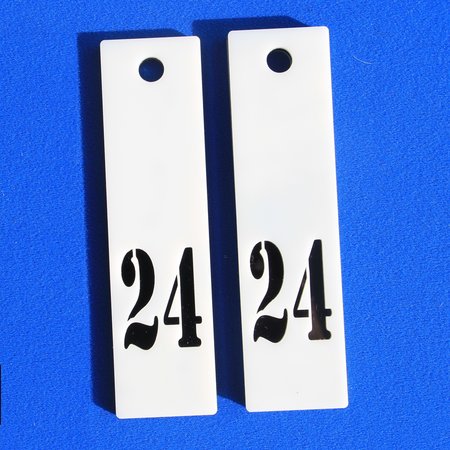 Abby Plexiglas Sleutelhangers met diverse opties