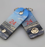 Plexiglas sleutelhanger Bright met bedrukking