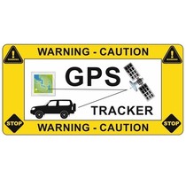 GPS-tracker auto sticker (antidiefstal sticker)