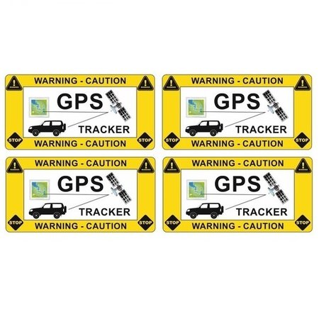 CombiCraft GPS-tracker auto sticker (antidiefstal sticker)