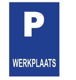 Bordje - Parkeerplaats met jouw tekst 21x30cm