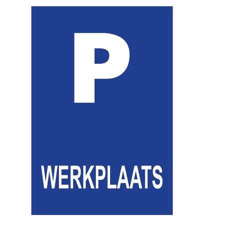 Bordje - Parkeerplaats met jouw tekst 21x30cm