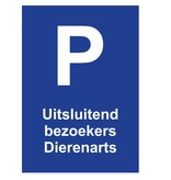 CombiCraft Bordje - Parkeerplaats met jouw tekst 21x30cm