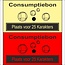 CombiCraft Consumptiebon Jeu de boules met eigen tekst per 1000 Bonnen