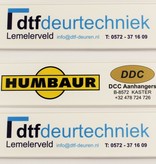 Logo in Full Colour gedrukt op een labelhouder