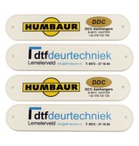 Logo in Full Colour gedrukt op een labelhouder