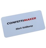 CombiCraft Symphony Aluminium naambadge 70x35mm met full colour bedrukking