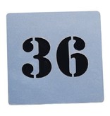 Nummer (deur) bord Serie Plex