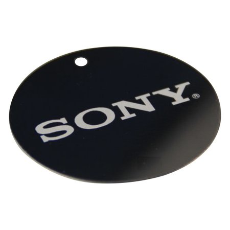 CombiCraft Logoplaatje Gekleurd Aluminium Ø30 en Ø40mm met 1 gaatje en gravering