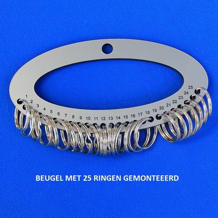 Acrylaat Cipiersbeugel voor 25 sleutels